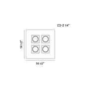 Eurofase Venue Ceiling Mount Light