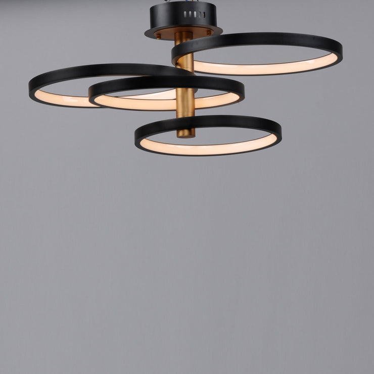 ET2 Hoopla Semi Flush Light Canaroma Bath Tile