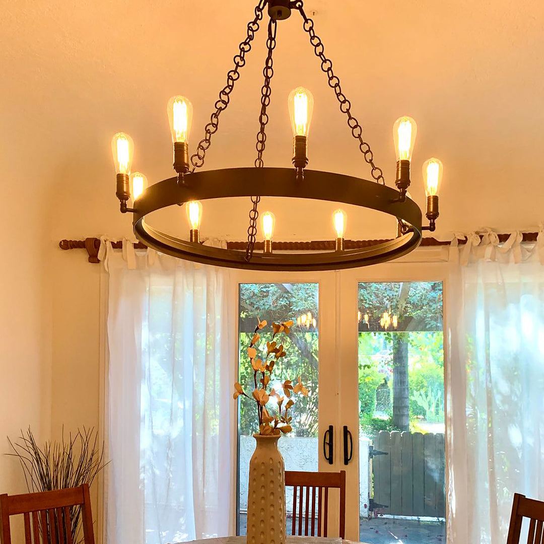 Maxim Noble 10-Light Small Chandelier