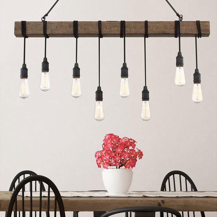 Savoy House Burgess 8-Light Linear Chandelier