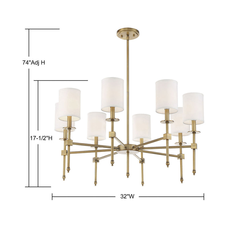 Savoy House Chatham 6/8-Light Chandelier