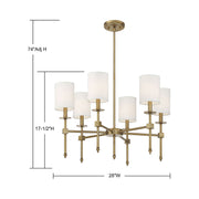 Savoy House Chatham 6/8-Light Chandelier