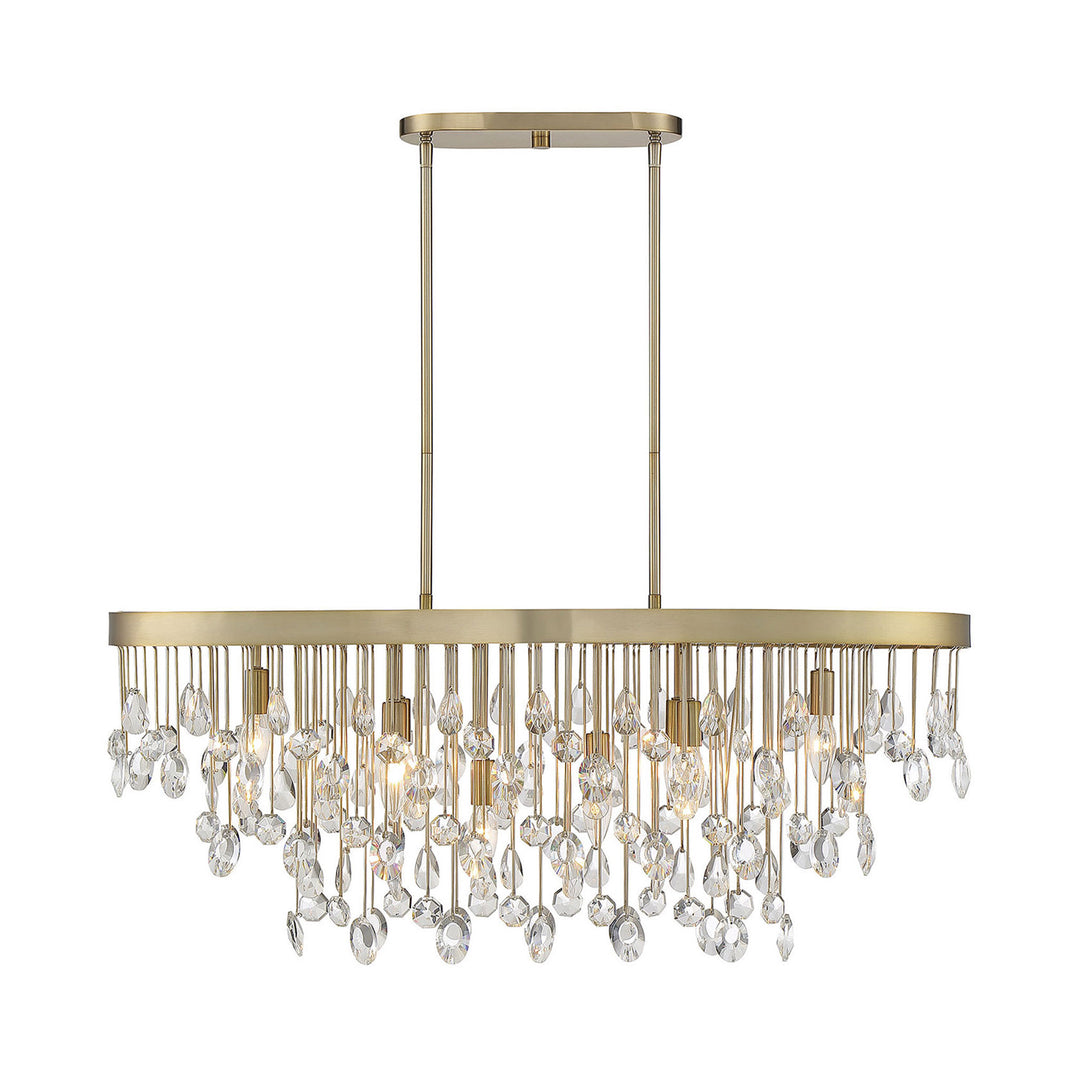 Savoy House Livorno 8-Light Linear Chandelier
