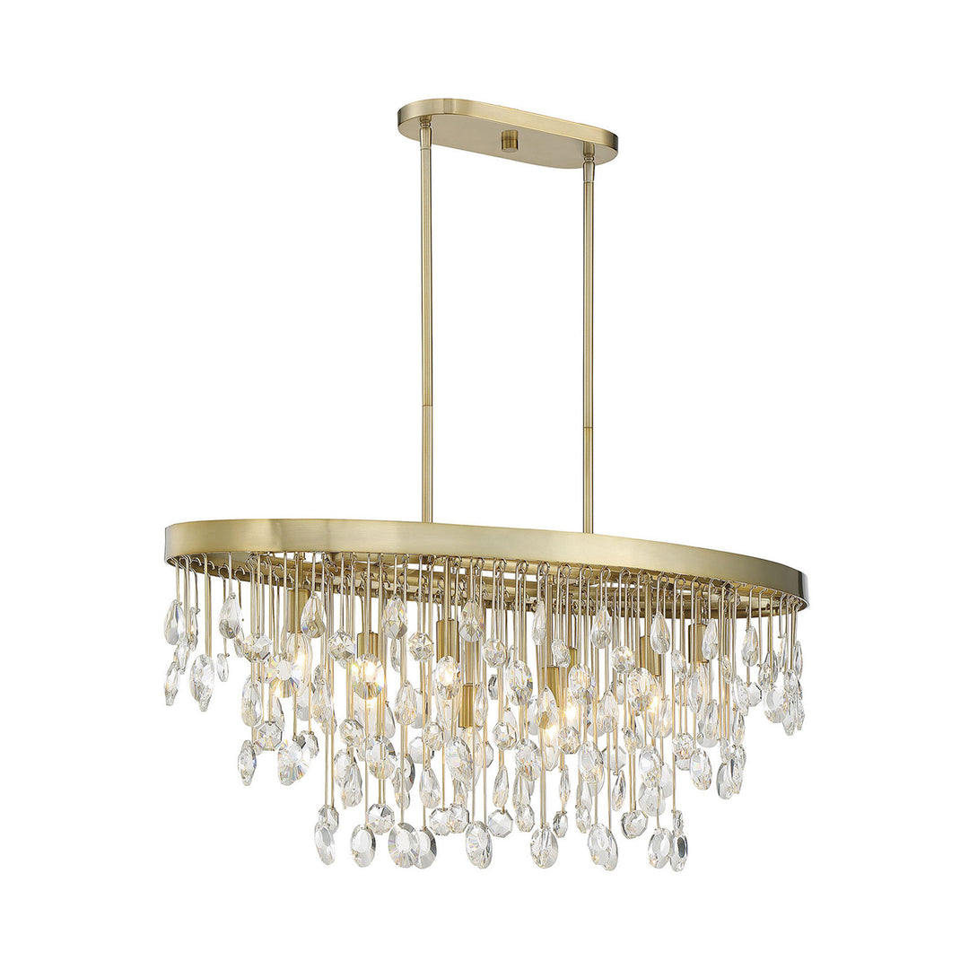 Savoy House Livorno 8-Light Linear Chandelier