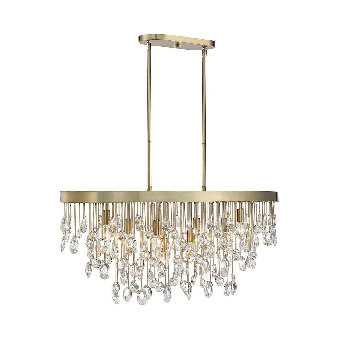 Savoy House Livorno 8-Light Linear Chandelier