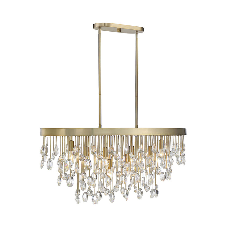 Savoy House Livorno 8-Light Linear Chandelier