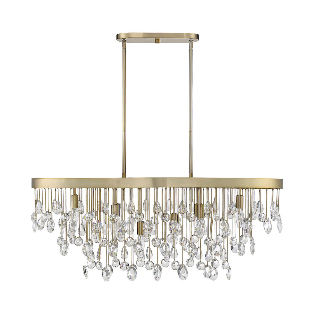 Savoy House Livorno 8-Light Linear Chandelier