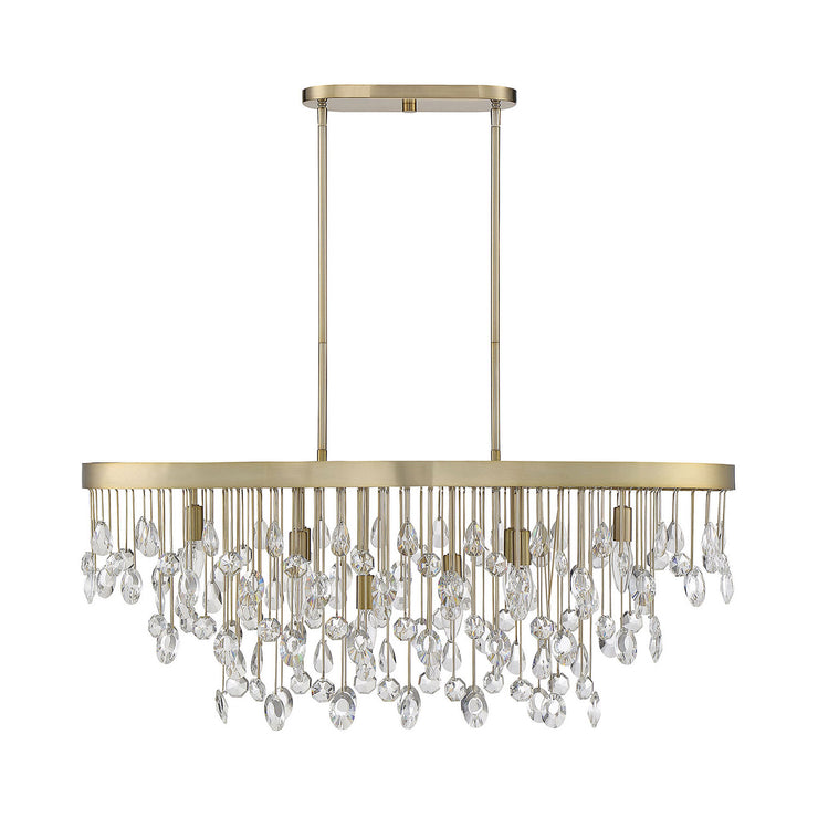 Savoy House Livorno 8-Light Linear Chandelier