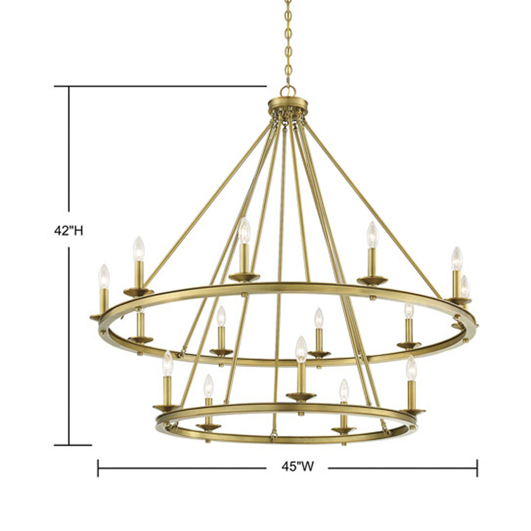 Savoy House Middleton 15-Light Chandelier