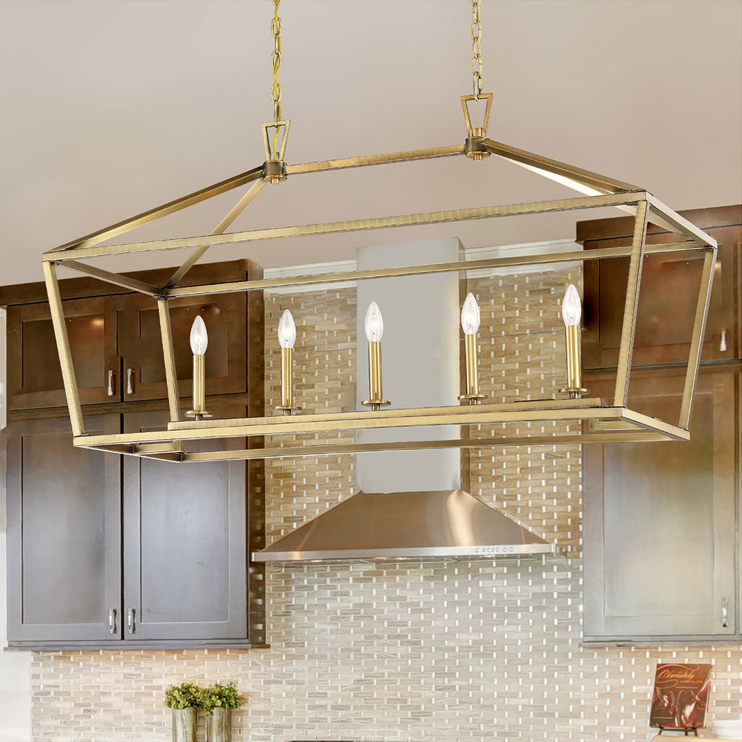 Savoy House Townsend 5-Light Linear Chandelier