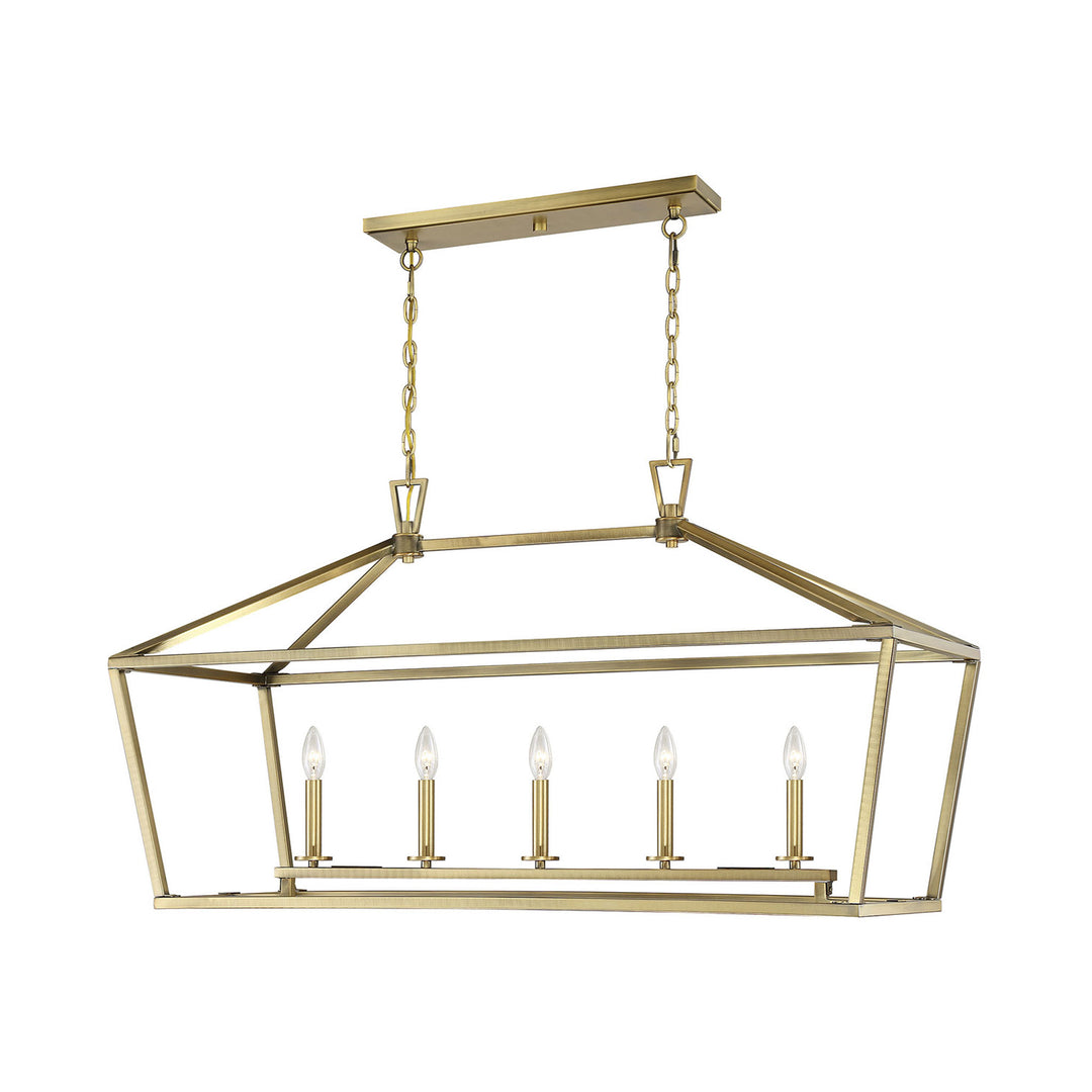 Savoy House Townsend 5-Light Linear Chandelier