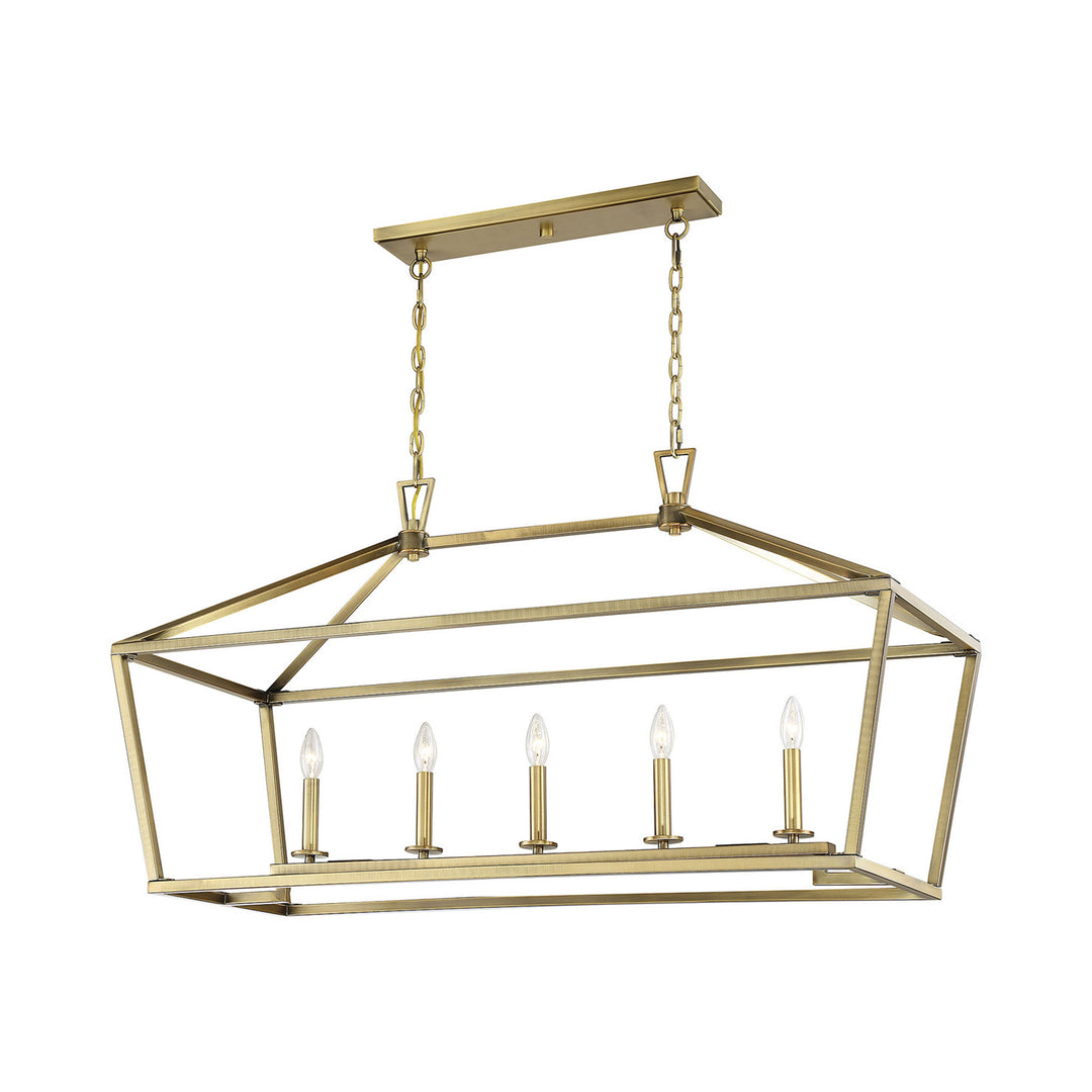 Savoy House Townsend 5-Light Linear Chandelier