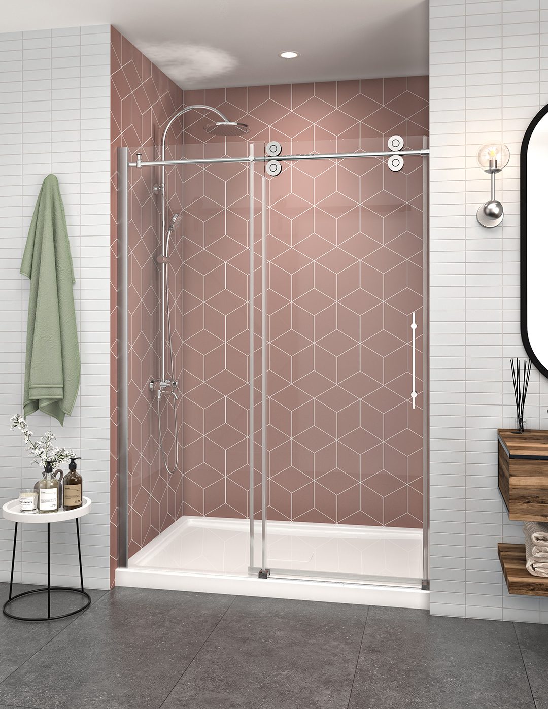 Rolling and Sliding Shower Doors, Matrix