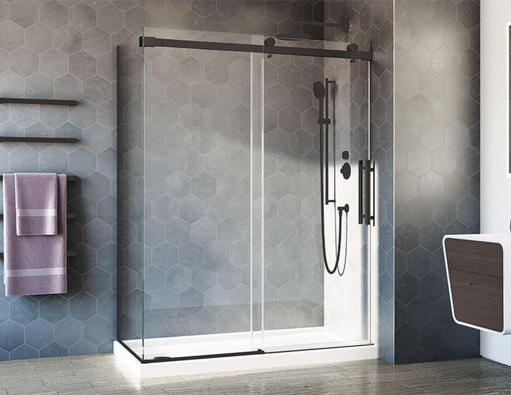 Fleurco Novara Plus Shower Door Two-Sided CW
