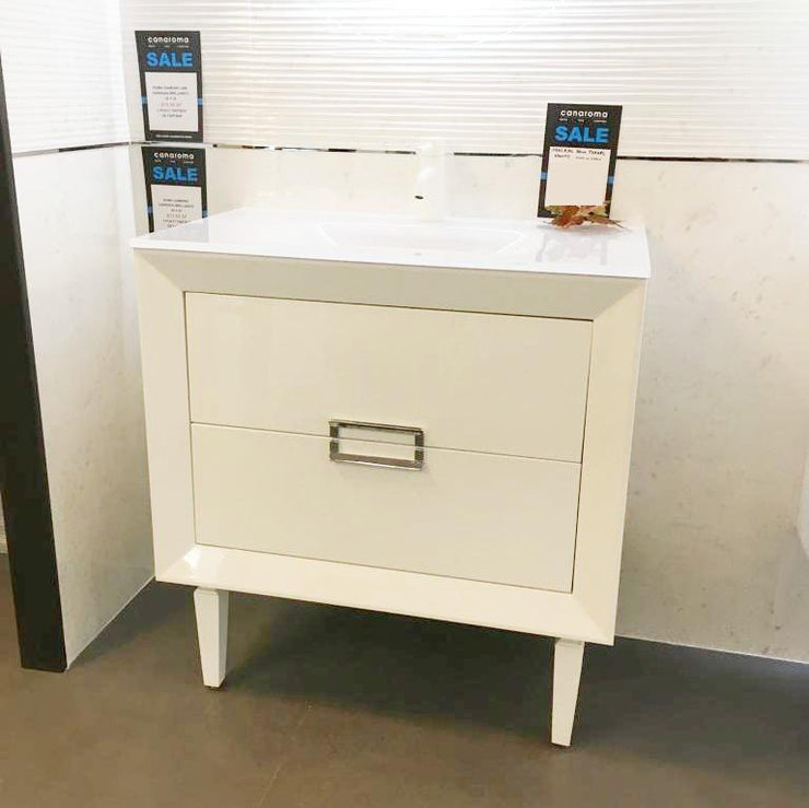 Macral Tureal 32" White Bath Vanity