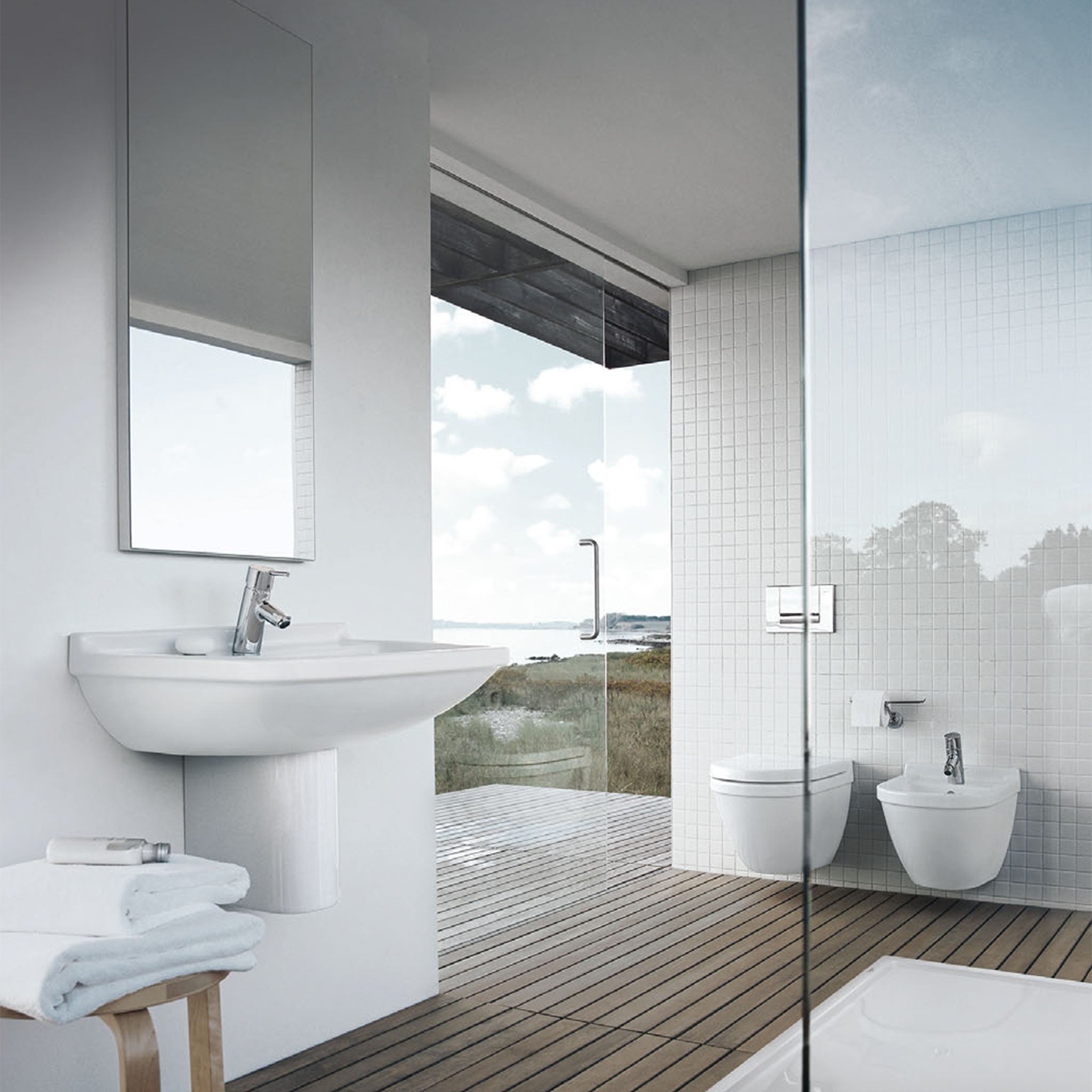 Duravit Starck 3 Wall-Mounted Toilet – Canaroma Bath & Tile