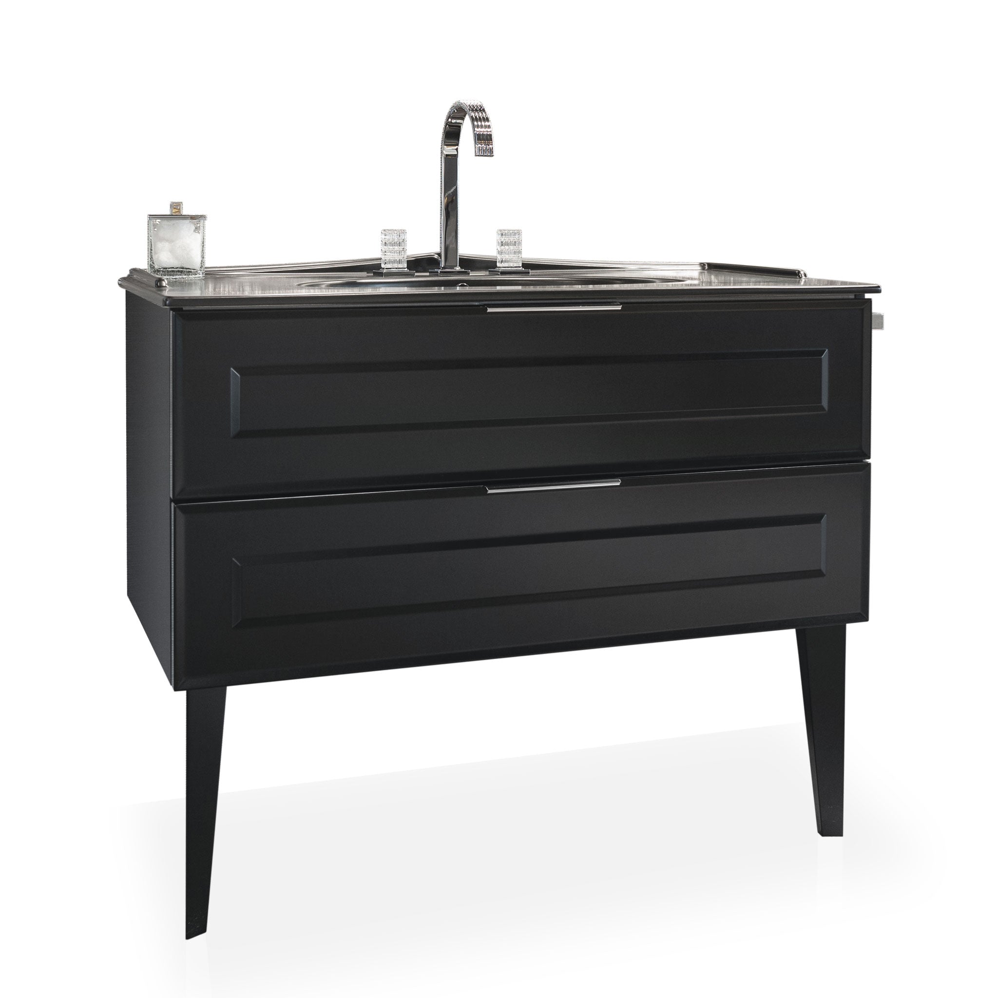Bathroom Vanity Suite Vintage Black – Canaroma Bath & Tile
