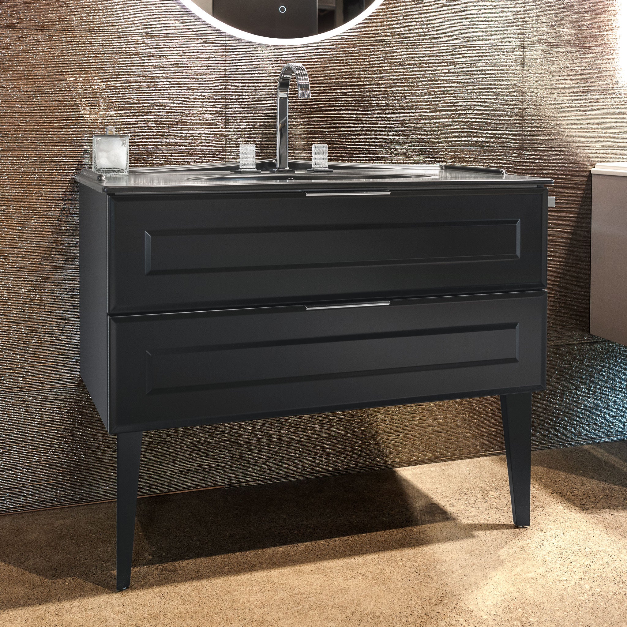 マリーニモンティーニ   『bath room』 VA-BB-Vintage-107cm-Black-02.