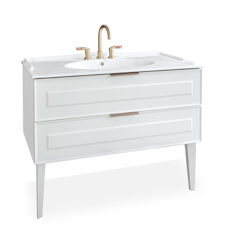 Berloni Bagno Bathroom Vanity Suite Vintage White