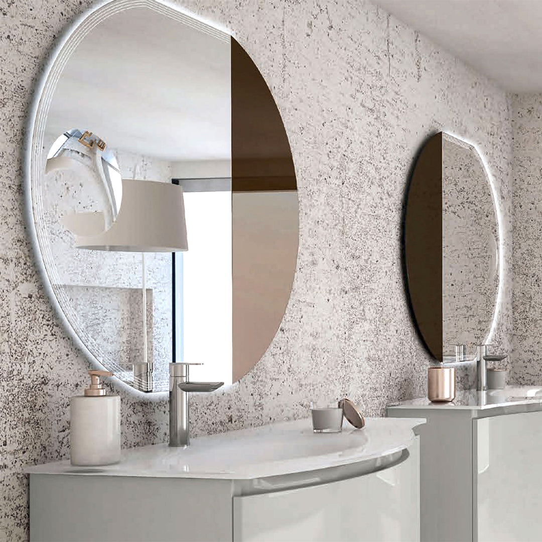 Bathroom Mirror with Magnifying Mirror