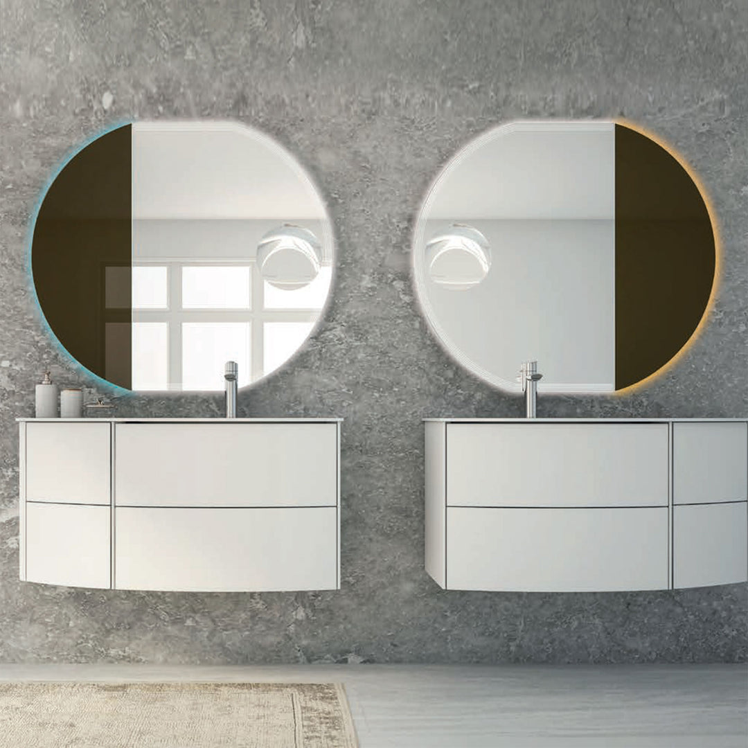 Bathroom Mirror with Magnifying Mirror