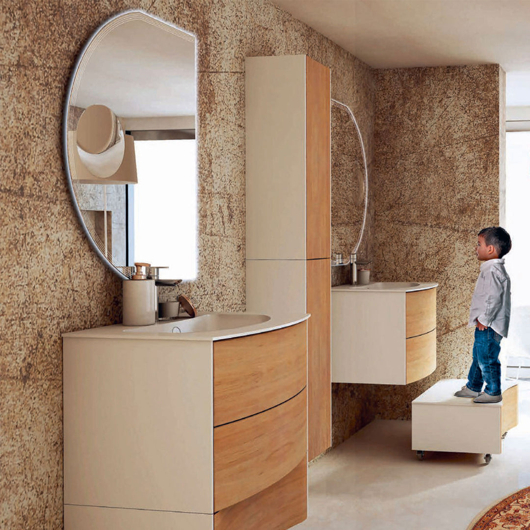 Bathroom Mirror with Magnifying Mirror