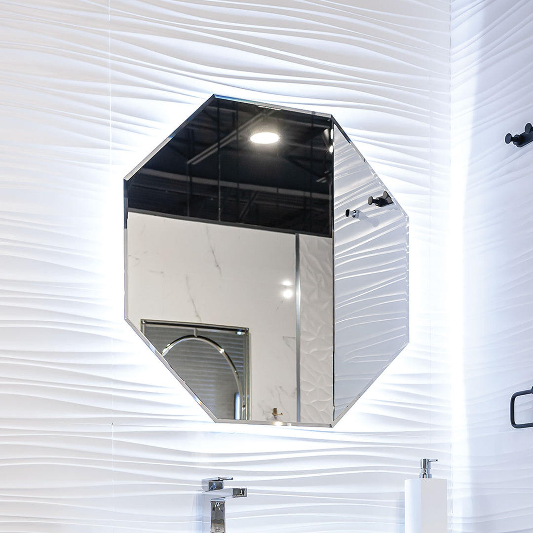 Bathroom LED Mirror, Octagon