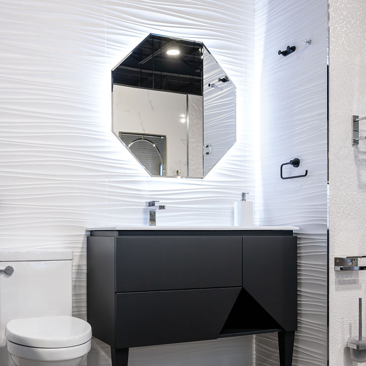 Baden Haus Bathroom LED Mirror, Octagon