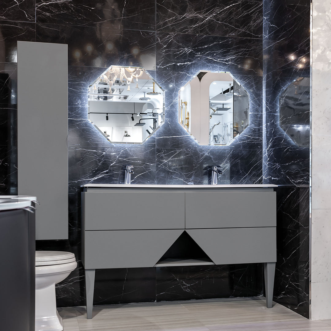 Bathroom LED Mirror, Octagon