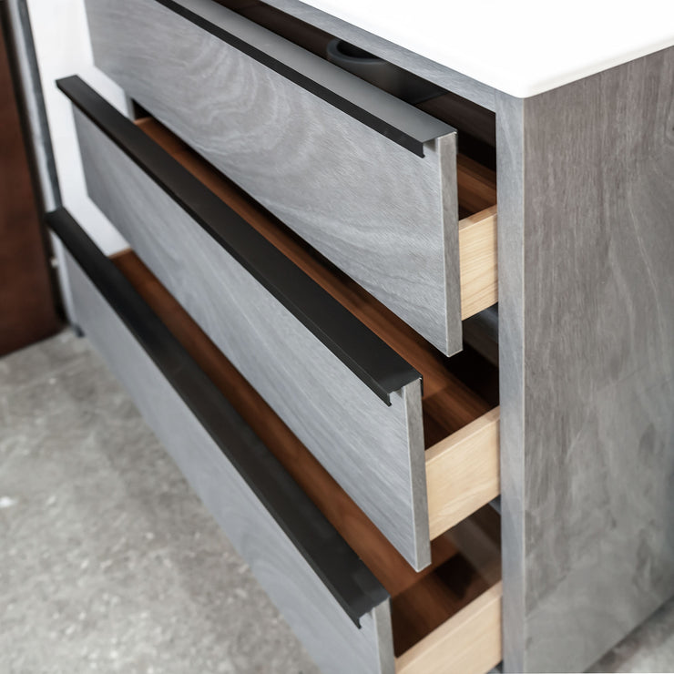 Bagno Italia Bathroom Vanity Cambridge 36" Cement Grey