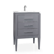 Bagno Italia Bathroom Vanity London 24" Grey
