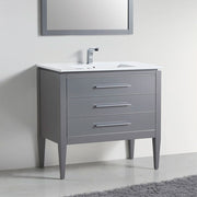 Bagno Italia Bathroom Vanity London 24" Grey