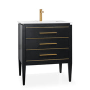 Bagno Italia Bathroom Vanity London 30" Black