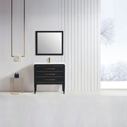 Bagno Italia Bathroom Vanity London 30" Black