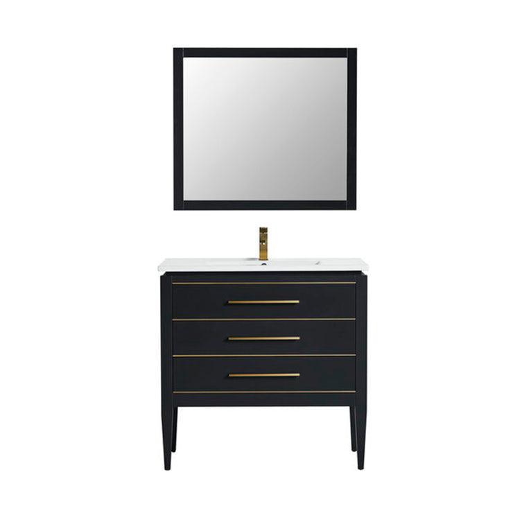 Bagno Italia Bathroom Vanity London 30" Black