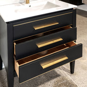 Bagno Italia Bathroom Vanity London 30" Black