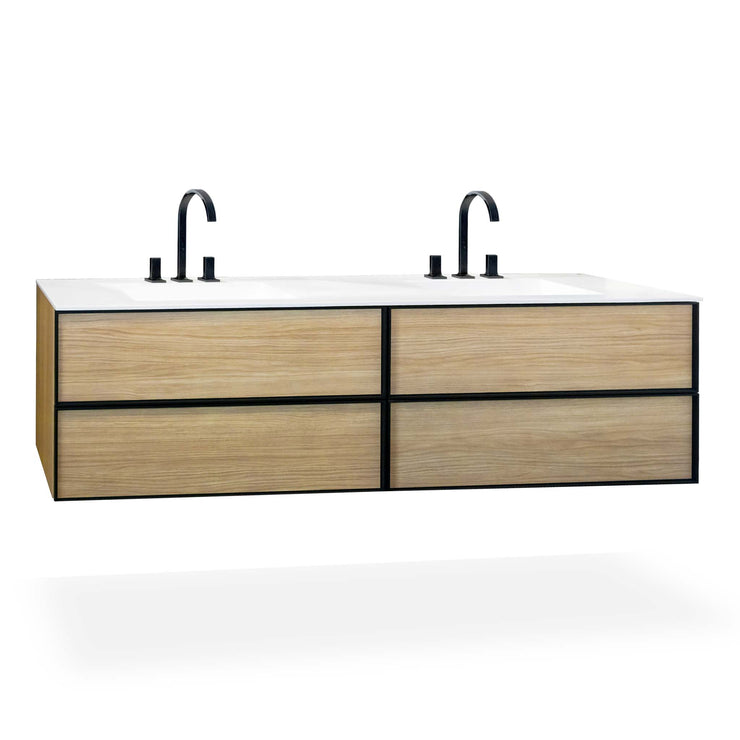 GB Group Bath Vanity Class Double Sink