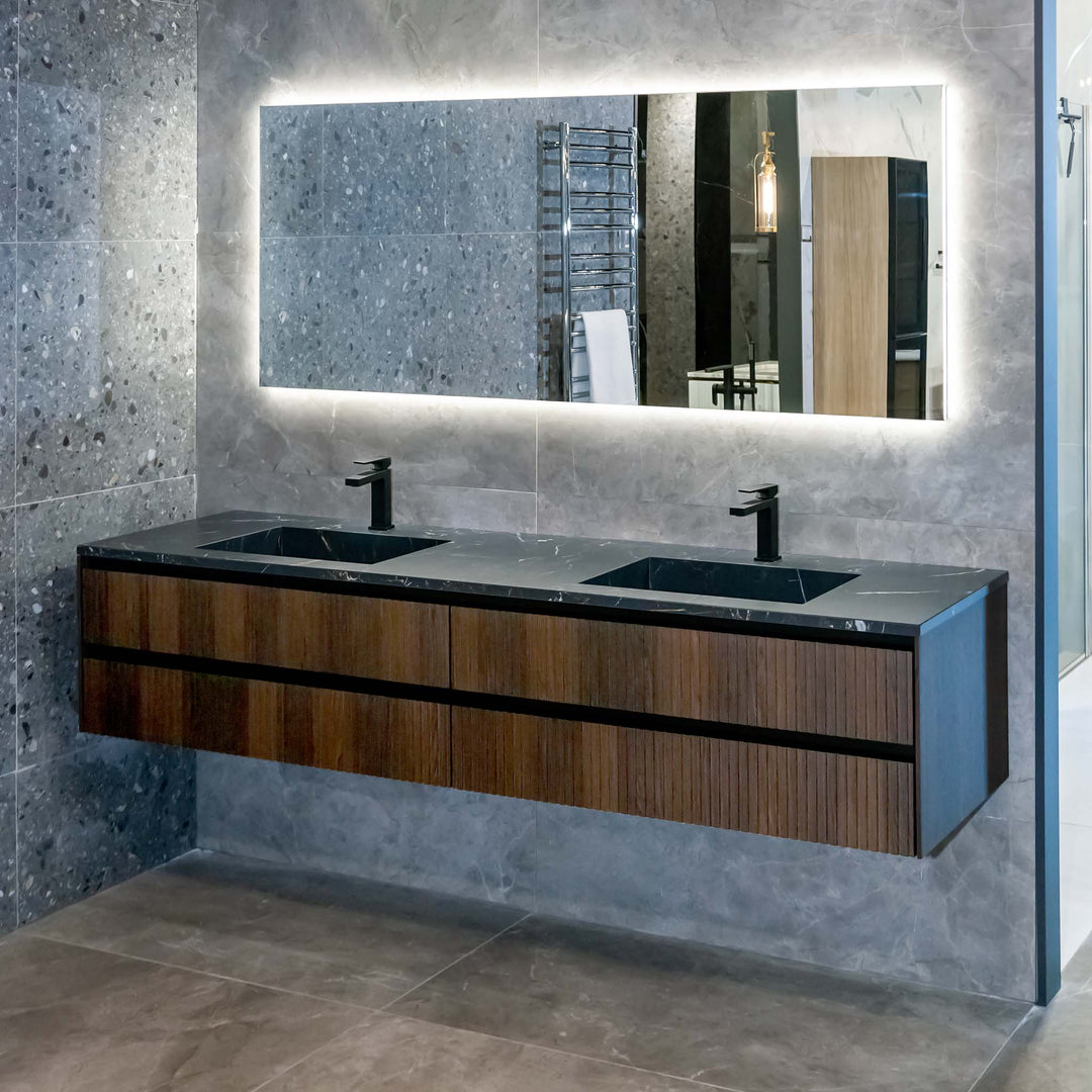 Bath Vanity Linea Tricot Double Sink