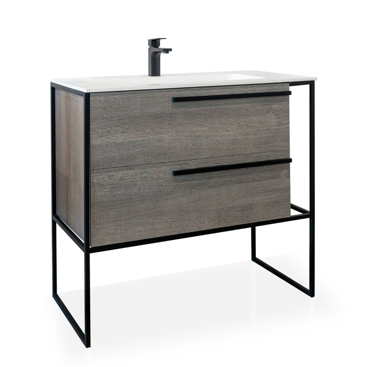 GB Group Bath Vanity Linea Underground Single Sink