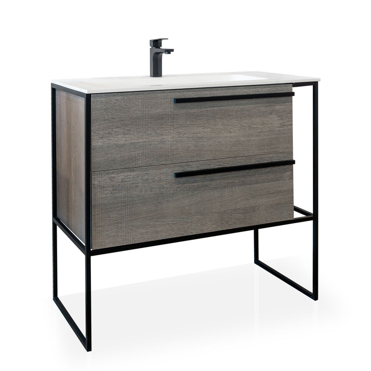 GB Group Bath Vanity Linea Underground Single Sink