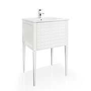 Macral Bath Vanity Diamond Collection - White Gloss