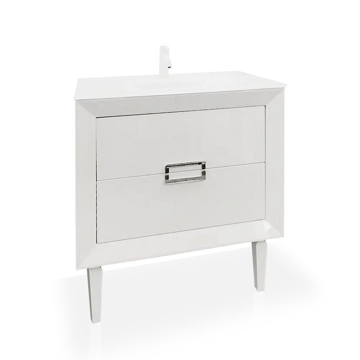 Macral Tureal 32" White Bath Vanity
