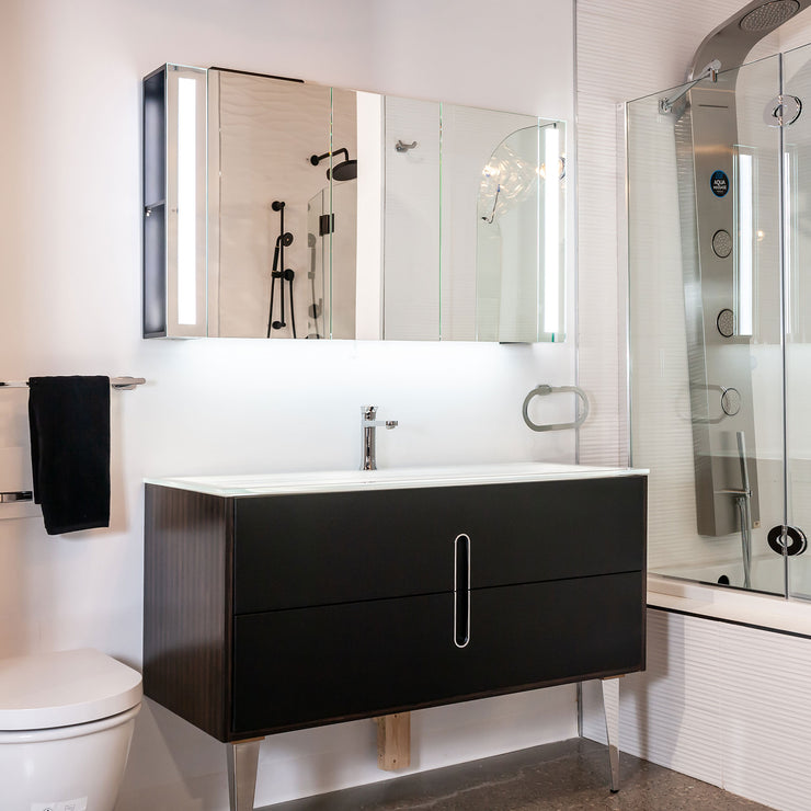 MCJ Bathroom LED Mirror with Medicine Cabinet