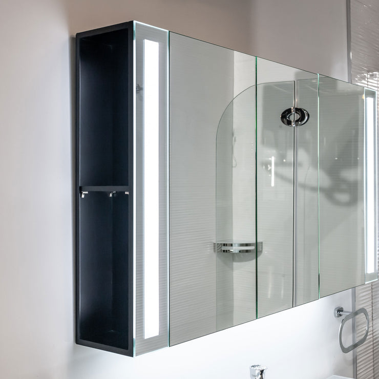 MCJ Bathroom LED Mirror with Medicine Cabinet