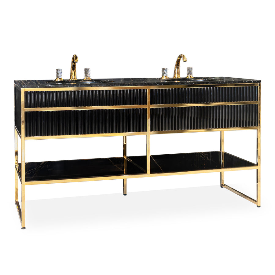 Oasis Bath Vanity Academy Gold and Black Canaroma Bath & Tile