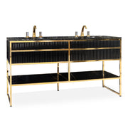 Oasis Bath Vanity Academy Gold and Black