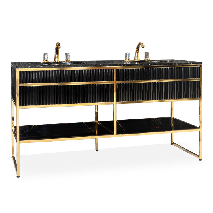 Oasis Bath Vanity Academy Gold and Black