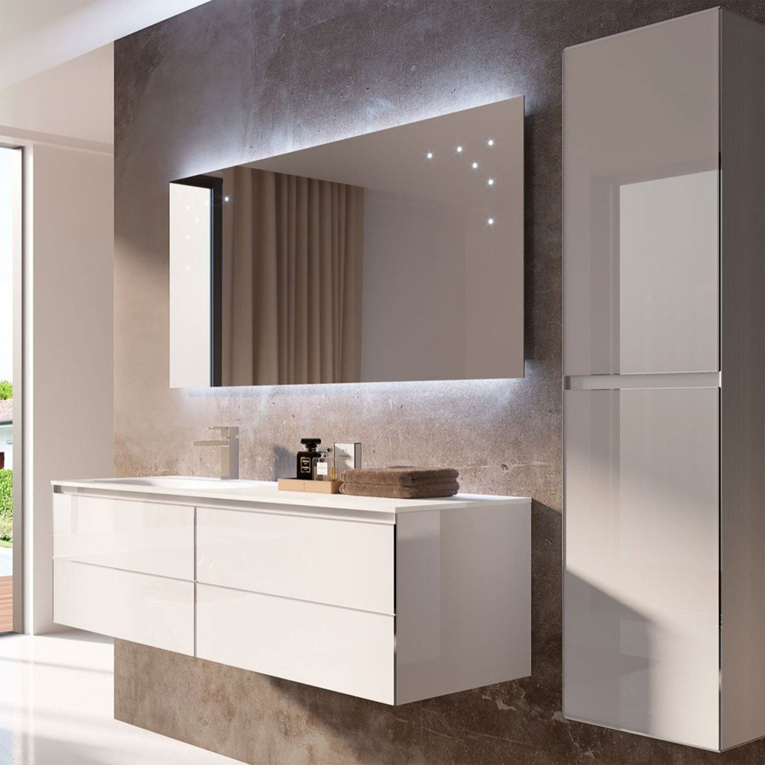 Bath Vanity Zero Double Sink Navy