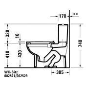 Duravit One-Piece toilet Rimless