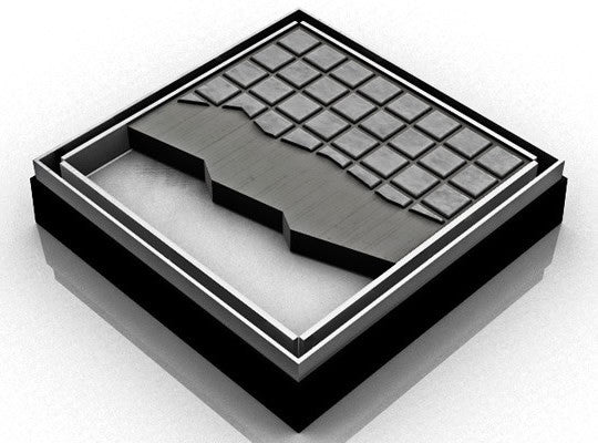 Infinity Drain Square Tile Drain